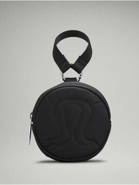 Lululemon Athletica Black Logo Pouch